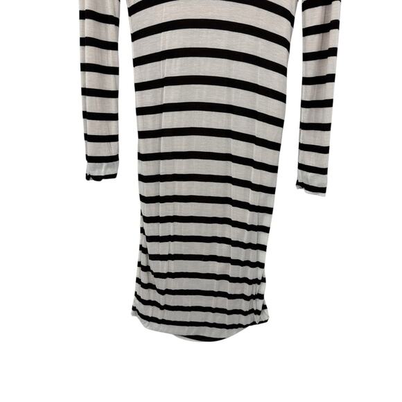 A.L.C. Reversible Stripe Baxter Jersey Dress Small 2011 Bodycon Sexy Statement - Picture 8 of 10